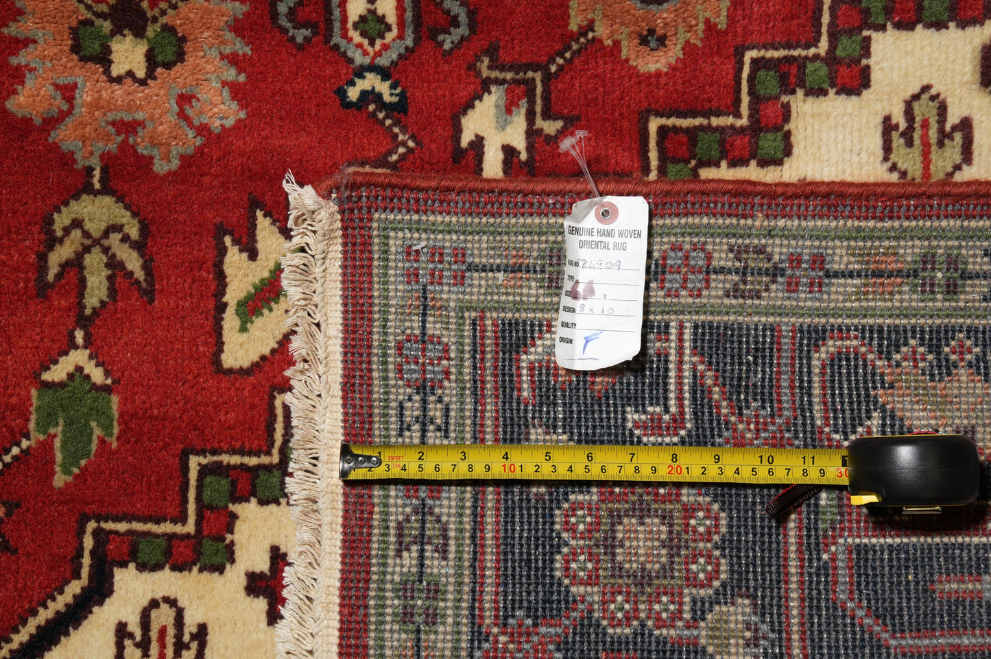 Heriz-Serapi-style rug, wide alternate-angle full layout