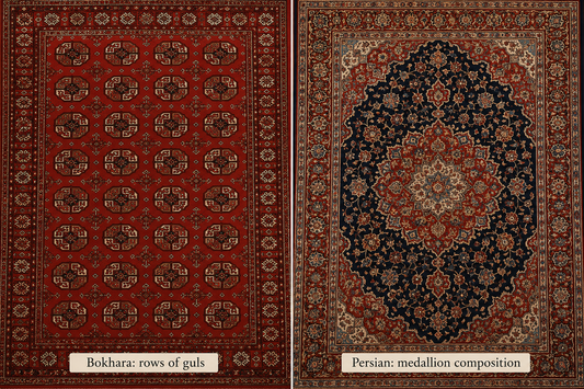 Bokhara vs Persian Rugs: What's the Difference?