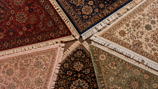 How to Choose a Persian Rug Color: Navy, Ivory, Red+
