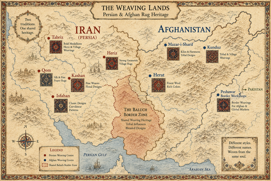 Persian vs Afghan Rugs: What's the Difference?