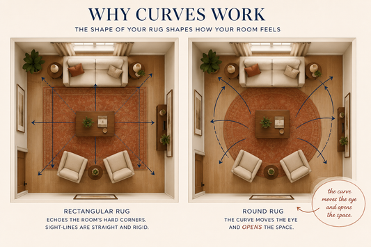 Round & Oval Rugs: Oval Rugs: When Curved Shapes Work Best