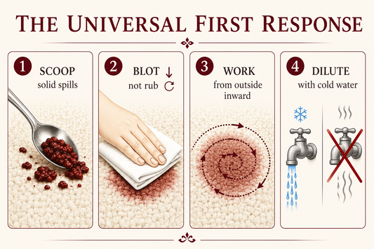 How to Get Stains Out of a Wool Rug (Wine, Coffee, Pet)