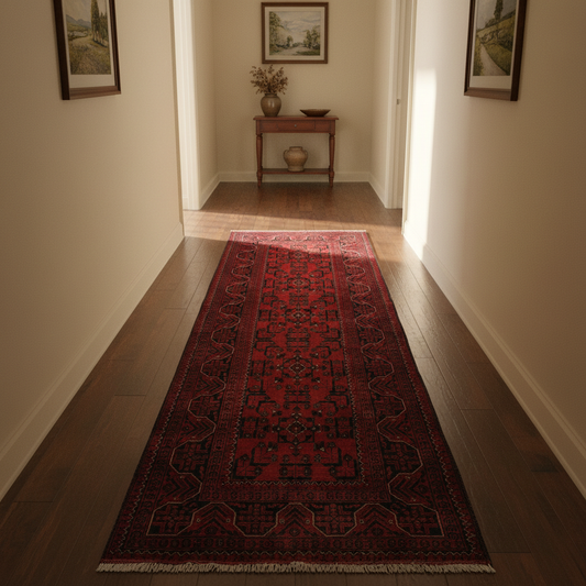 Khal Mammadi runner visualized in a styled hallway setting