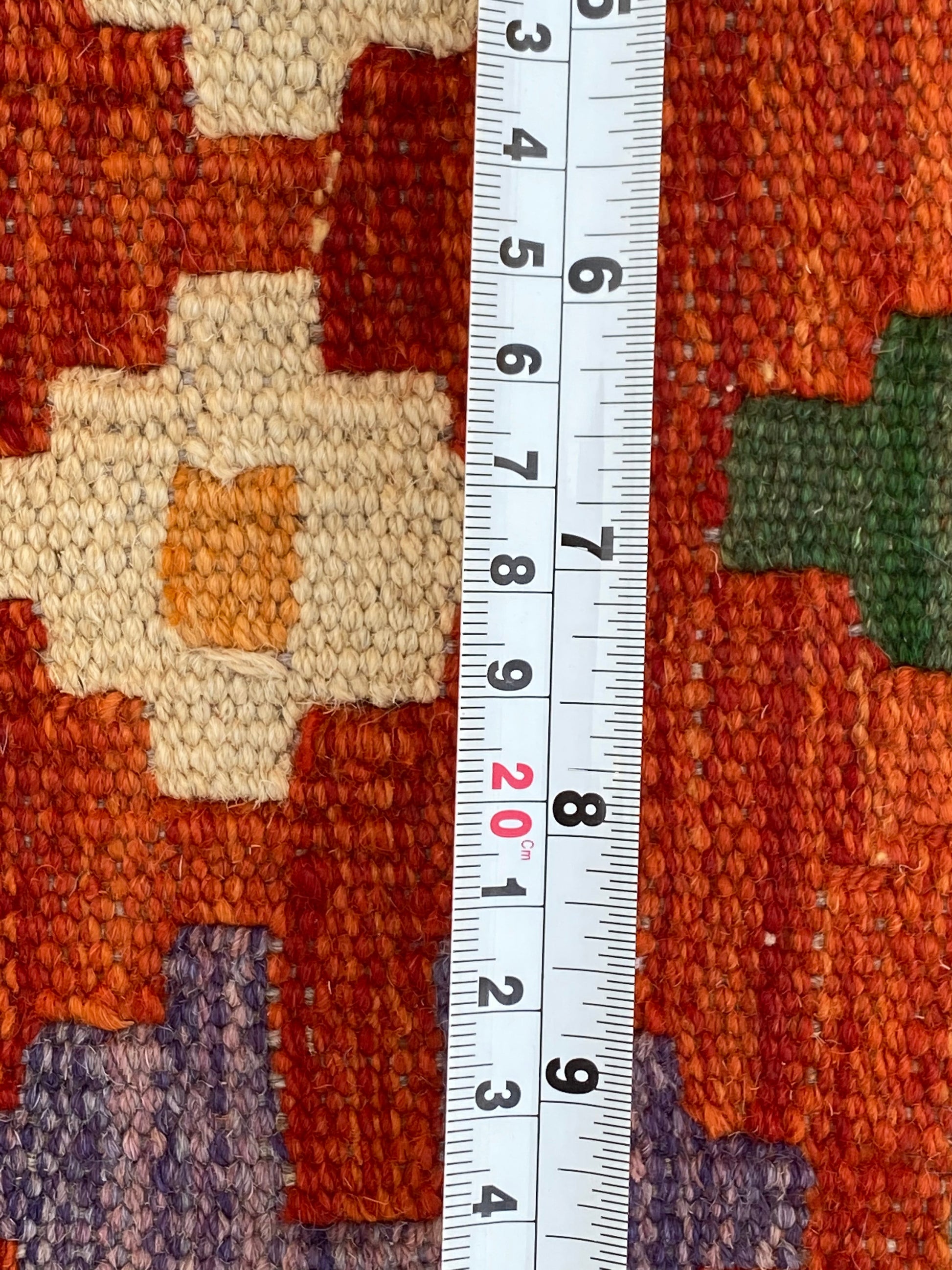 Chic Kilim, end-finish and selvedge close-up