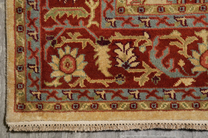 Ziegler rug, edge and selvedge close-up