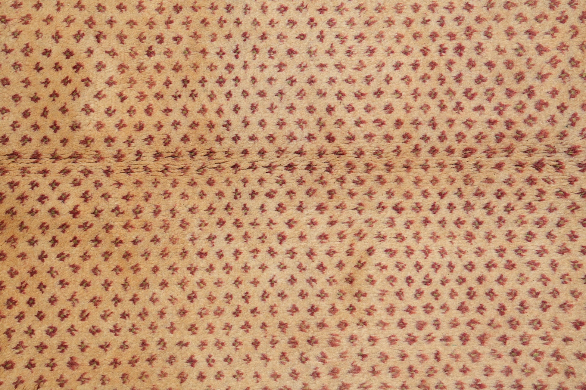 Saraband-pattern rug, secondary boteh cluster close-up