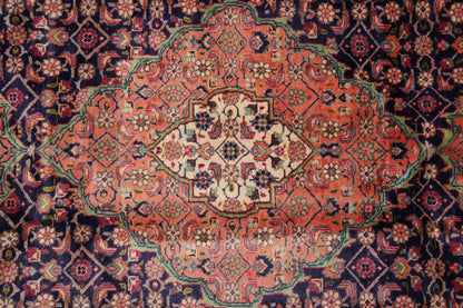 Tabriz-style Mahi rug, secondary Mahi cluster close-up