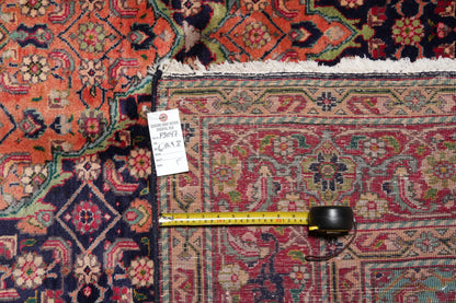 Tabriz-style Mahi rug, alternate angle full layout