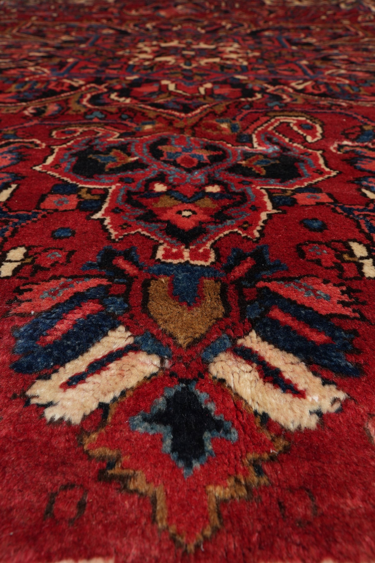 Sherabian-pattern rug, alternate corner showing pattern continuity