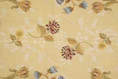 French Country Aubusson, corner motif with French arabesques