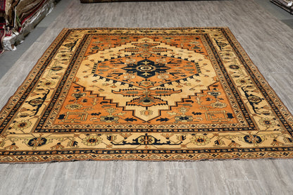 Afghan Chechen Kazak rug, secondary motif detail