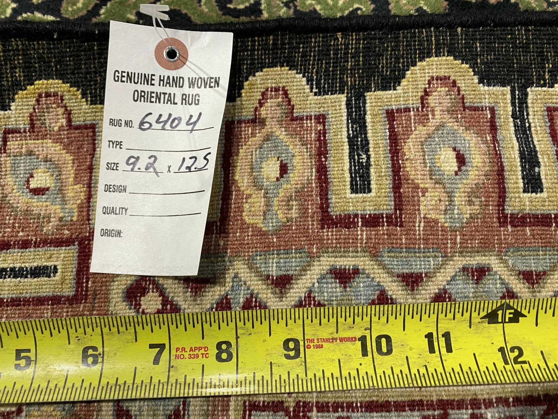 Aubusson Savonnerie rug, alternate angle showing full layout