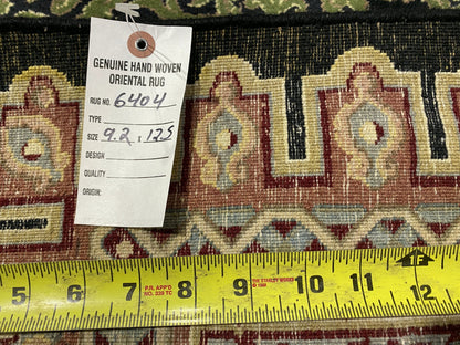 Aubusson Savonnerie rug, alternate angle showing full layout